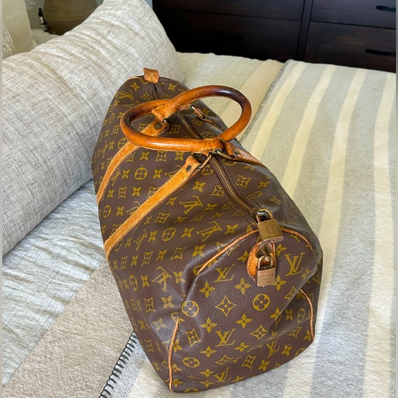 Louis Vuitton Handbags - Authentic LOUIS VUITTON Keepall 45 Travel Bag M41428 Monogram Canvas Duf…